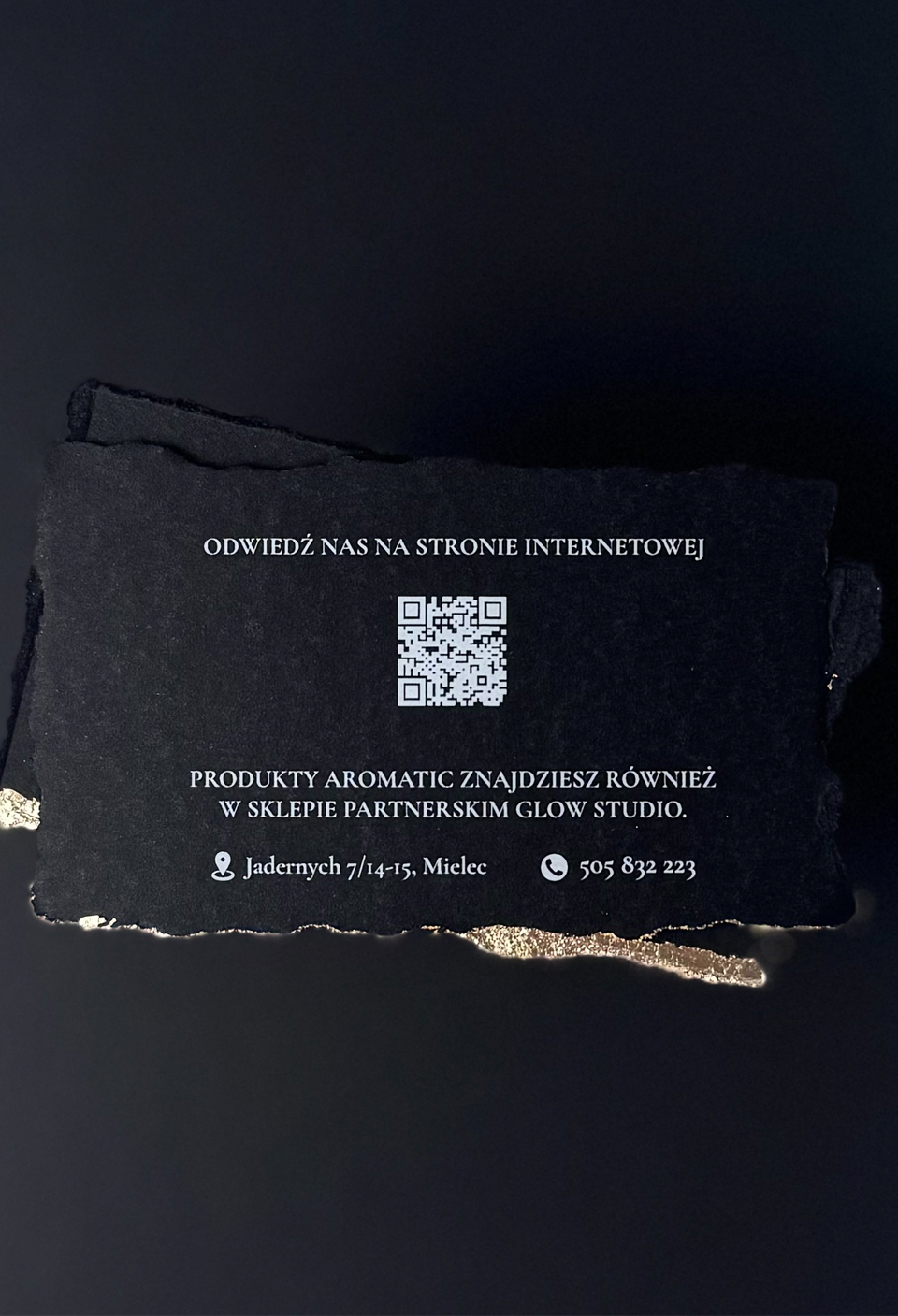Wizytówki luksusowe | Złocone, premium design - obrazek 4