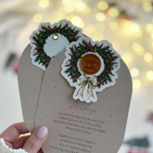 Podziękowanie za sesję zdjęciową- Christmas Wreath